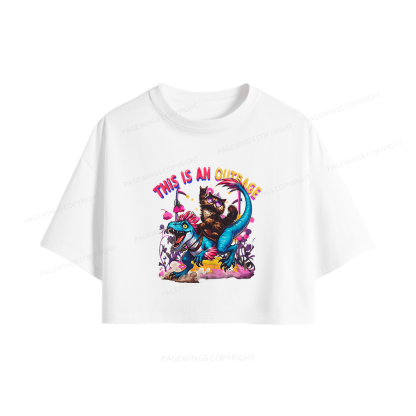 Pagewings This Is An Outrage Women Crop Tops