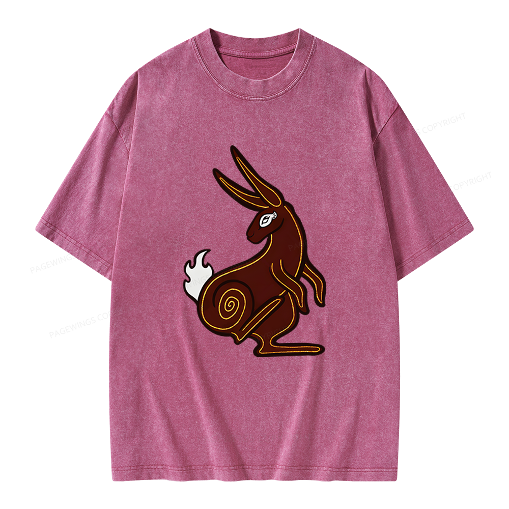 Pagewings Fantasy Books Lover Unisex Washed T-shirt