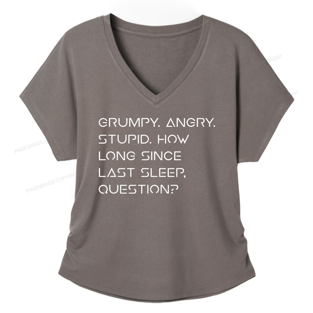 Pagewings Sci-Fi Soft Women's Modal V-neck T-shirt  