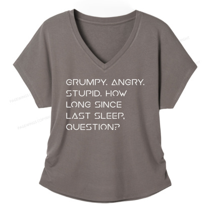 Pagewings Sci-Fi Soft Women's Modal V-neck T-shirt  