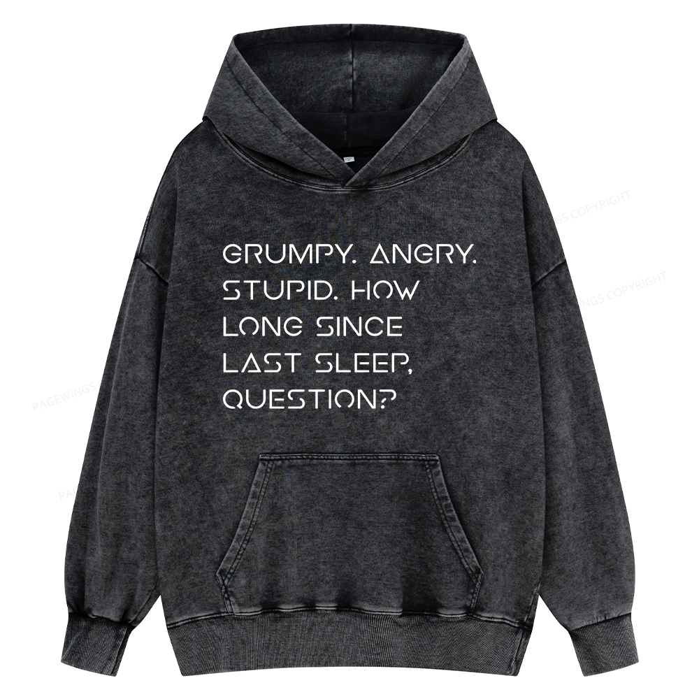 Pagewings Sci-Fi Unisex Washed Hoodie