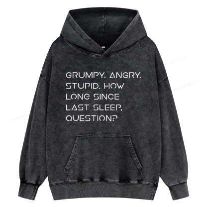 Pagewings Sci-Fi Unisex Washed Hoodie
