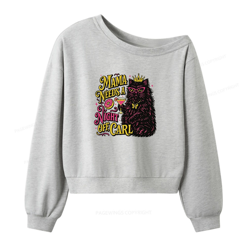 Pagewings Princess Donut Women Off Shoulder Sweatshirt