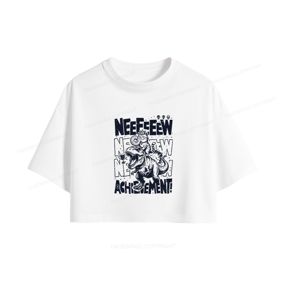 Pagewings New Achievement Book Women Crop Tops