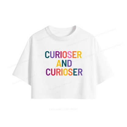 Pagewings Curioser Women Crop Tops