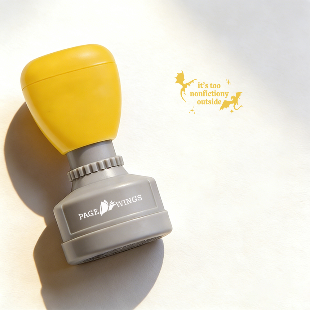 Pagewings It’s Too Nonfictiony Outside Stamp
