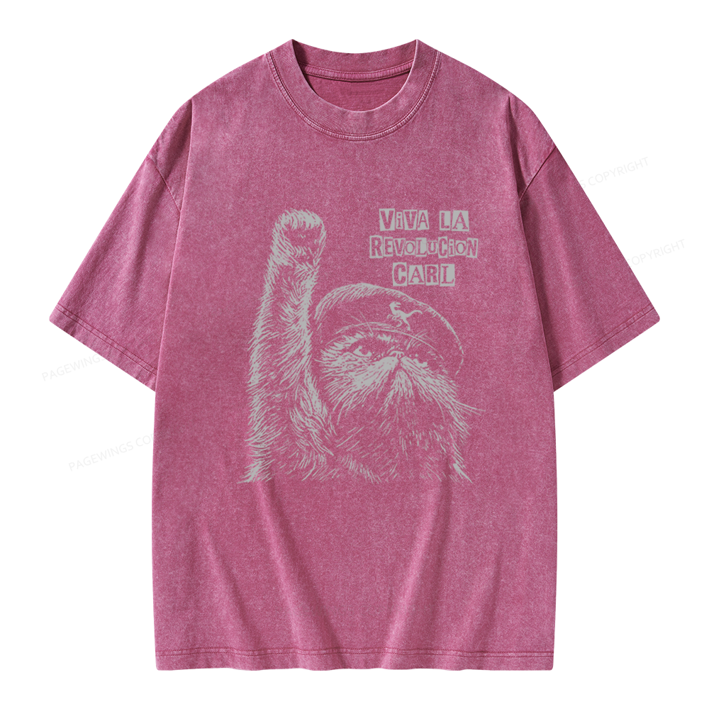 Pagewings Sci-Fi Book Lover Unisex Washed T-shirt