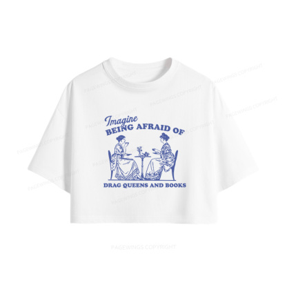 Pagewings Drag Queens Women Crop Tops