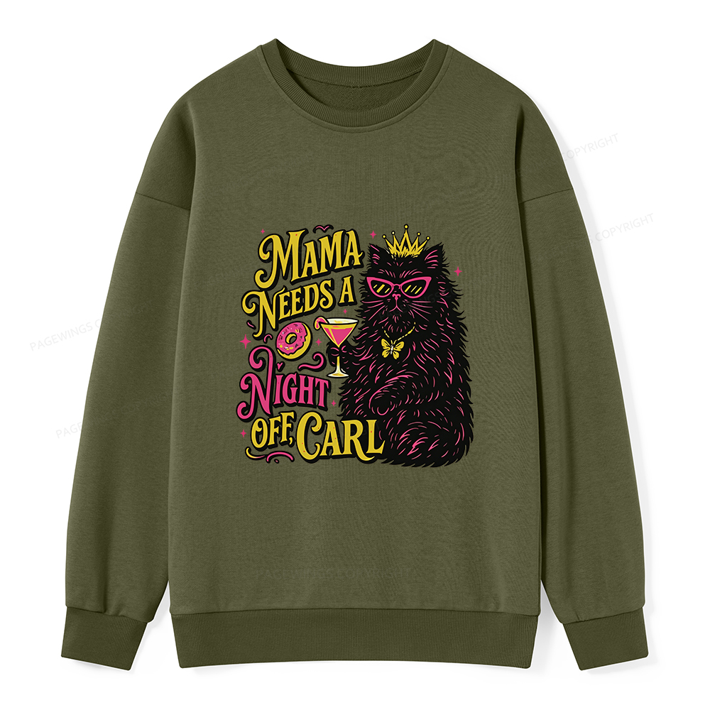 Pagewings Mama Needs A Night Off Unisex Classic Sweatshirt