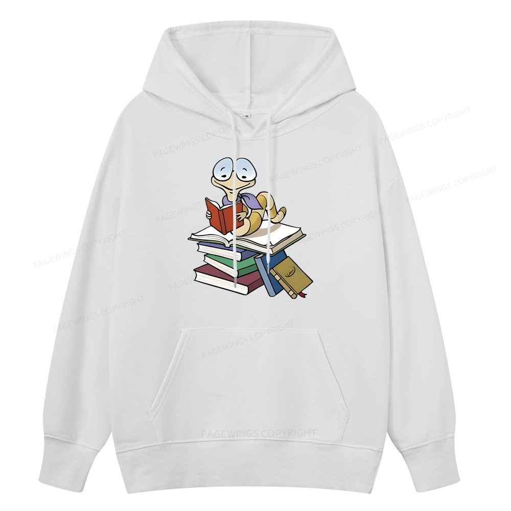 Pagewings Reading Snail and Book Unisex Classic Hoodie