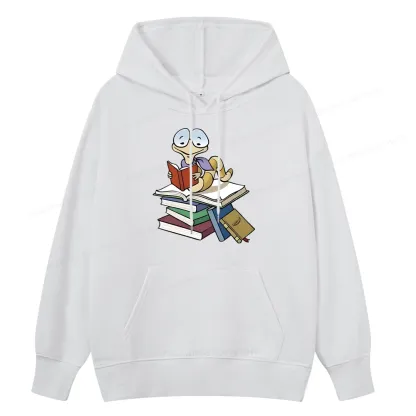 Pagewings Reading Snail and Book Unisex Classic Hoodie