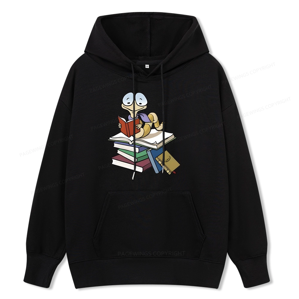 Pagewings Reading Snail and Book Unisex Classic Hoodie