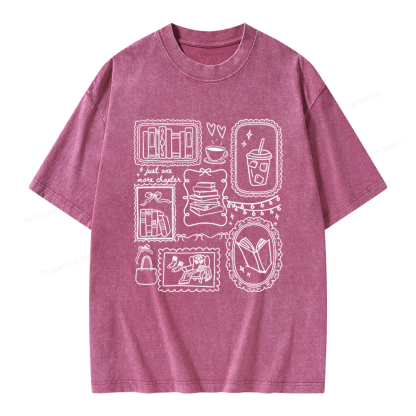 Pagewings Book Lover Unisex Washed T-shirt