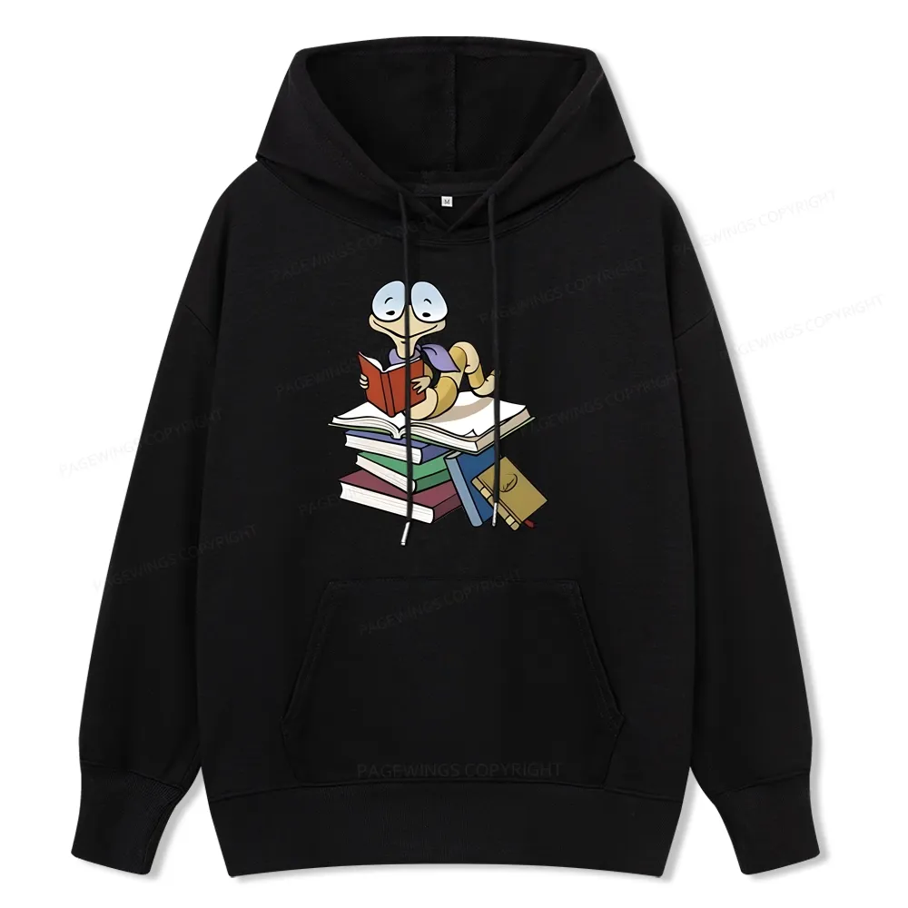 Pagewings Reading Snail and Book Unisex Classic Hoodie