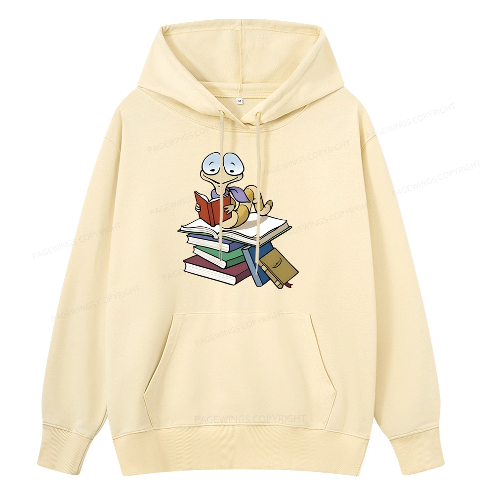 Pagewings Reading Snail and Book Unisex Classic Hoodie