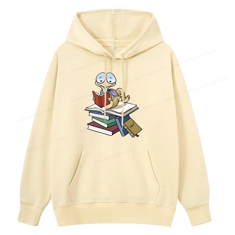Pagewings Reading Snail and Book Unisex Classic Hoodie