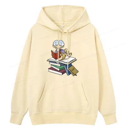 Pagewings Reading Snail and Book Unisex Classic Hoodie