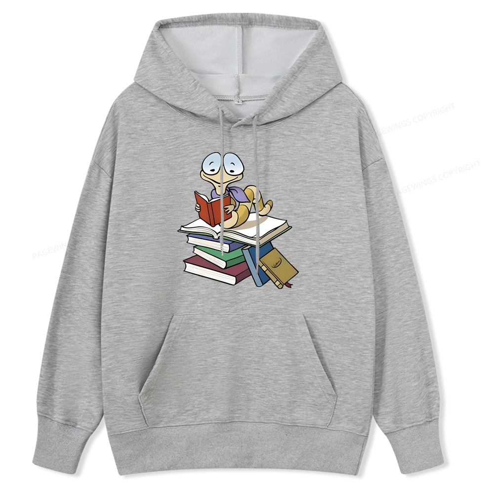 Pagewings Reading Snail and Book Unisex Classic Hoodie