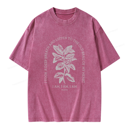 Pagewings Poet Bookish Unisex Washed T-shirt