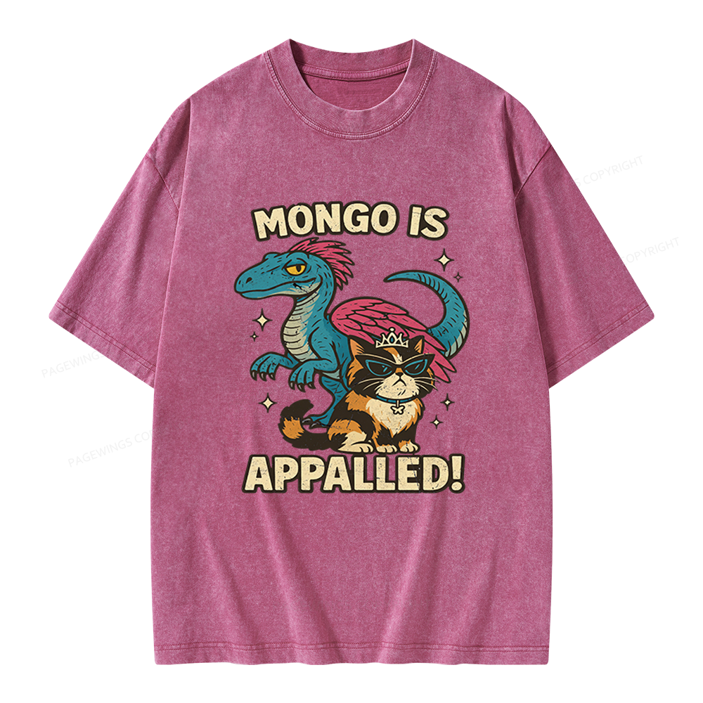 Pagewings Mongo Is Appalled Unisex Washed T-shirt