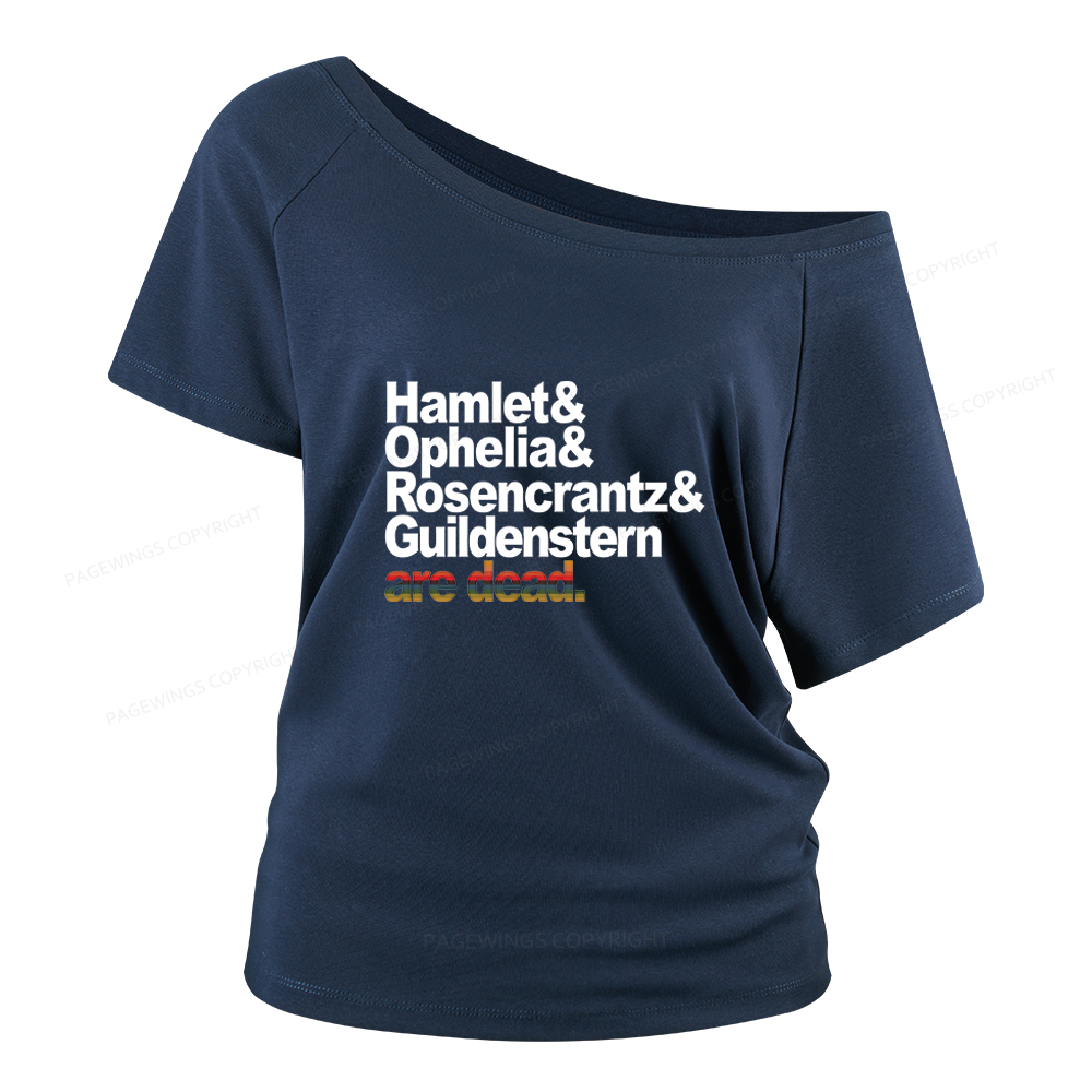 Pagewings Drama lovers Women Off Shoulder T-shirts