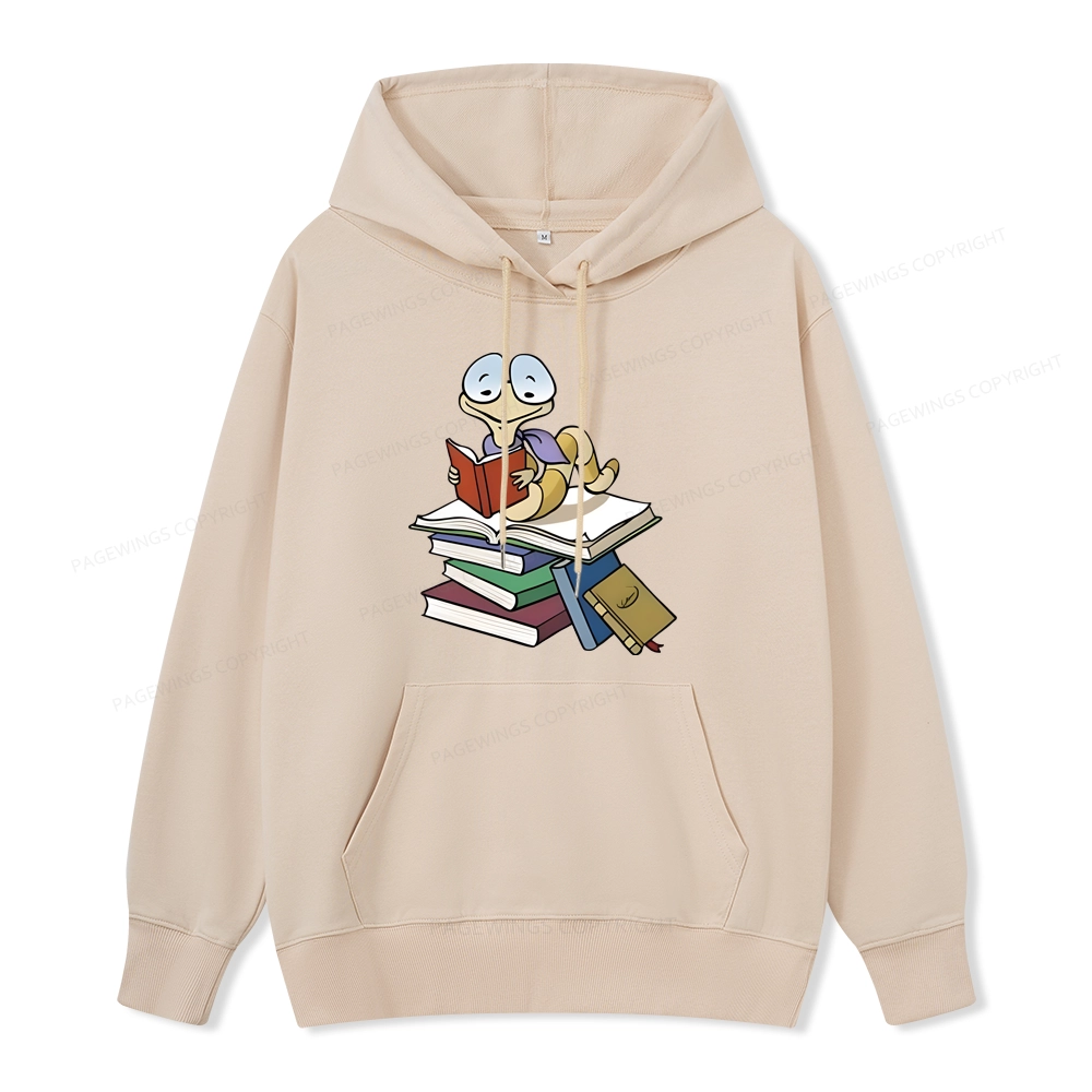 Pagewings Reading Snail and Book Unisex Classic Hoodie