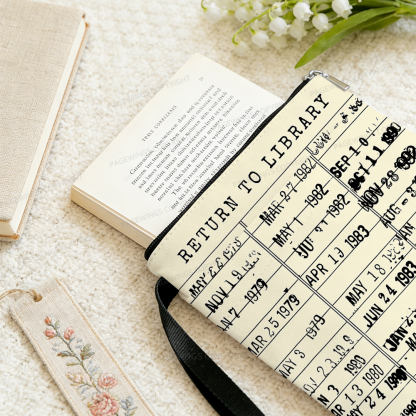 Pagewings Library Card Book Sleeve