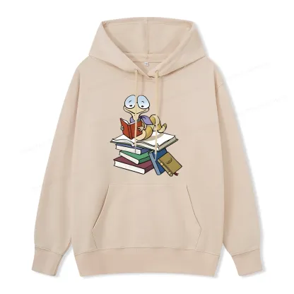 Pagewings Reading Snail and Book Unisex Classic Hoodie