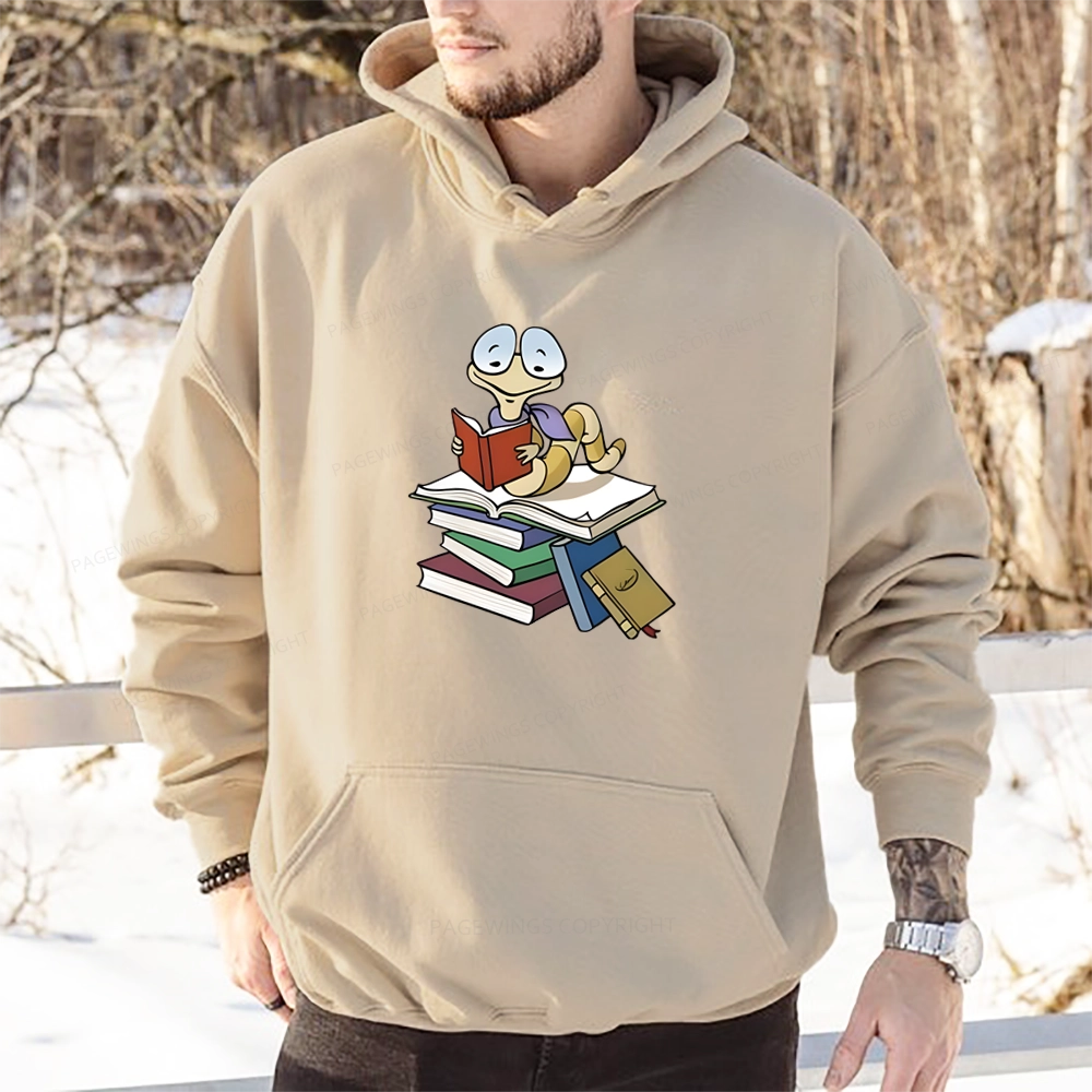 Pagewings Reading Snail and Book Unisex Classic Hoodie