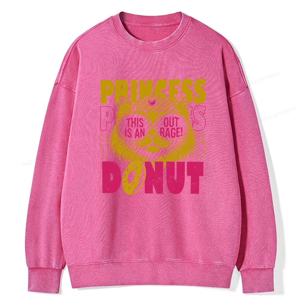 Pagewings This Is An Outrage Unisex Washed Sweatshirt