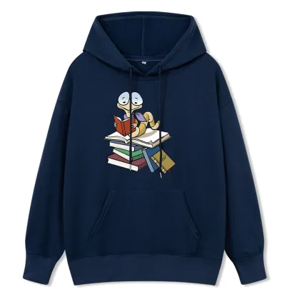 Pagewings Reading Snail and Book Unisex Classic Hoodie