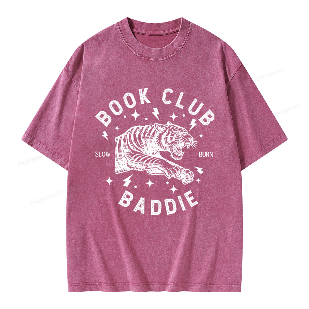 Pagewings Book Club Unisex Washed T-shirt
