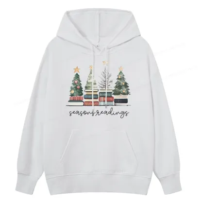 Pagewings Bookish Christmas Unisex Classic Hoodie