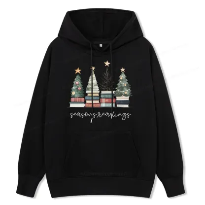 Pagewings Bookish Christmas Unisex Classic Hoodie