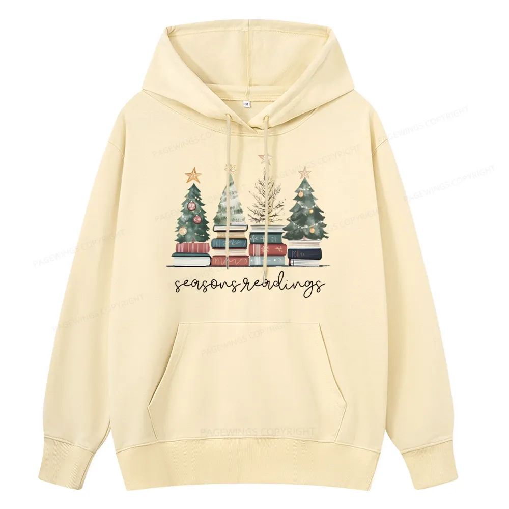 Pagewings Bookish Christmas Unisex Classic Hoodie
