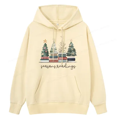 Pagewings Bookish Christmas Unisex Classic Hoodie