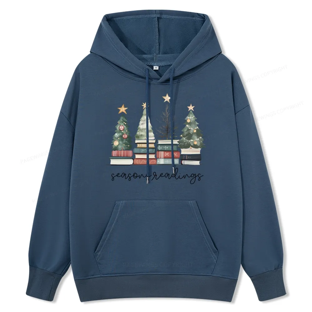 Pagewings Bookish Christmas Unisex Classic Hoodie