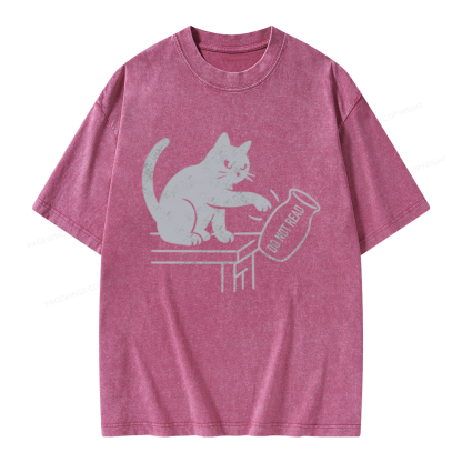 Pagewings Do Not Read Unisex Washed T-shirt