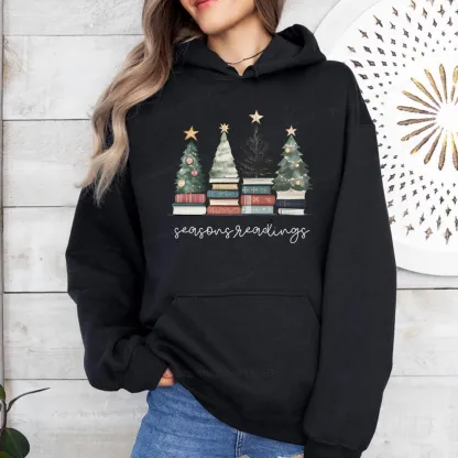 Pagewings Bookish Christmas Unisex Classic Hoodie