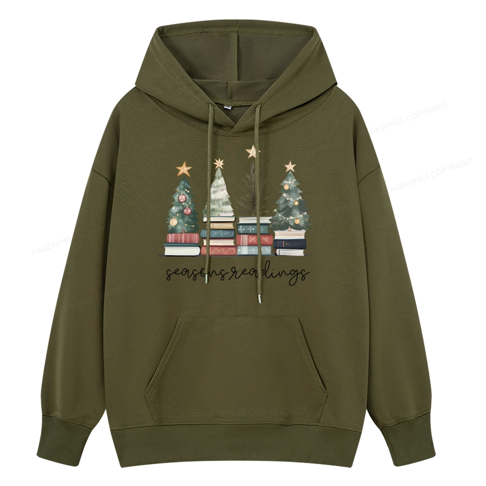 Pagewings Bookish Christmas Unisex Classic Hoodie