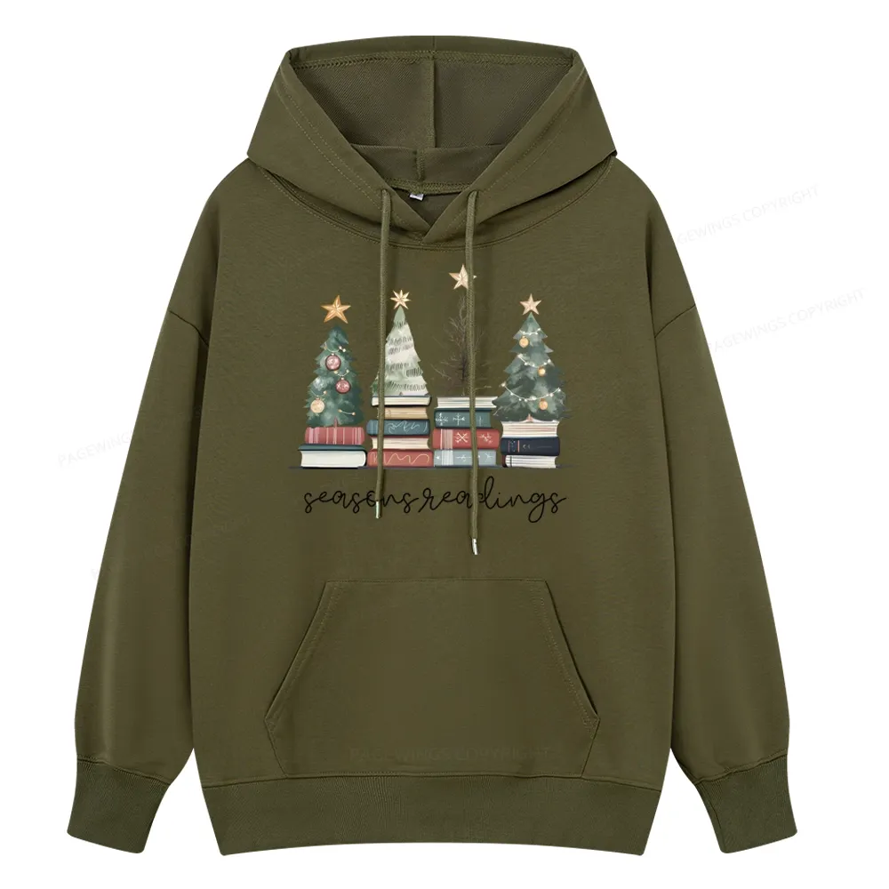 Pagewings Bookish Christmas Unisex Classic Hoodie