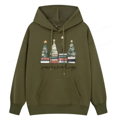Pagewings Bookish Christmas Unisex Classic Hoodie