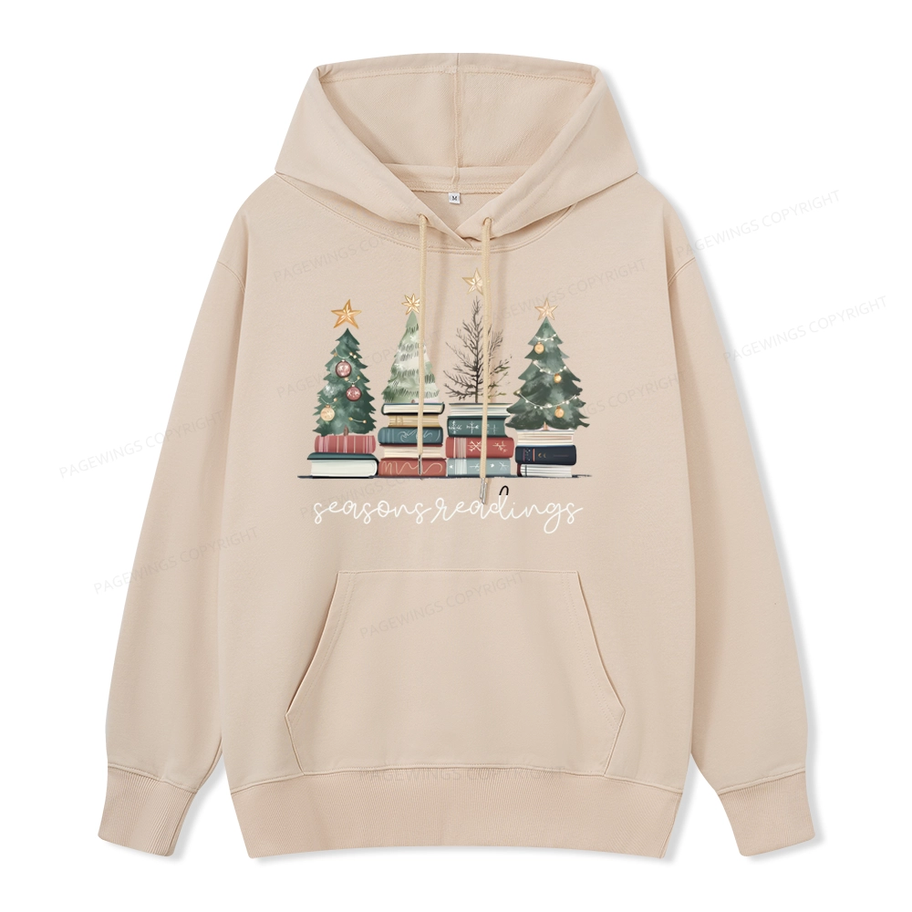 Pagewings Bookish Christmas Unisex Classic Hoodie