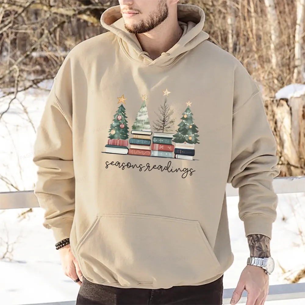 Pagewings Bookish Christmas Unisex Classic Hoodie