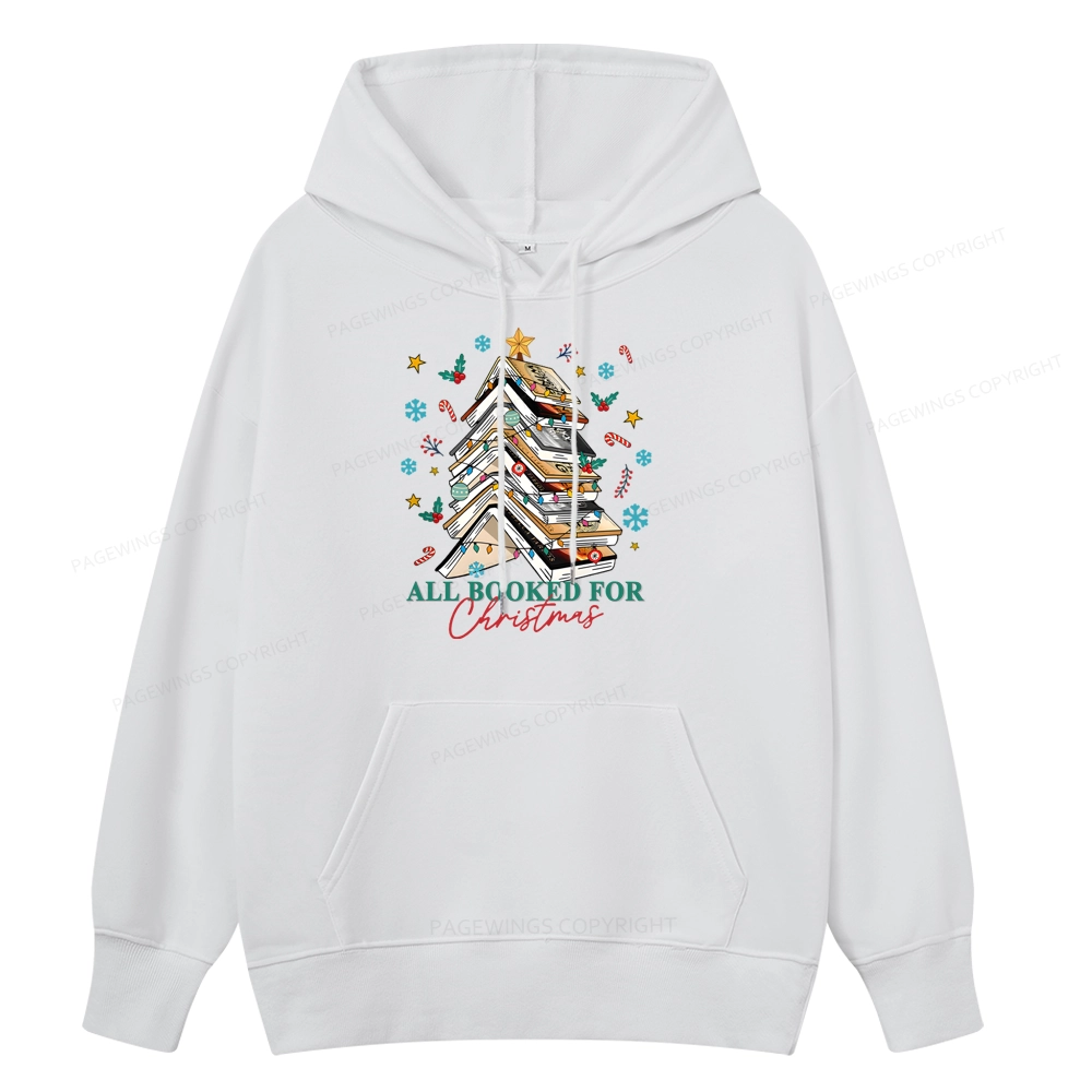 Pagewings Fourth Wing All Booked For Christmas Unisex Classic Hoodie