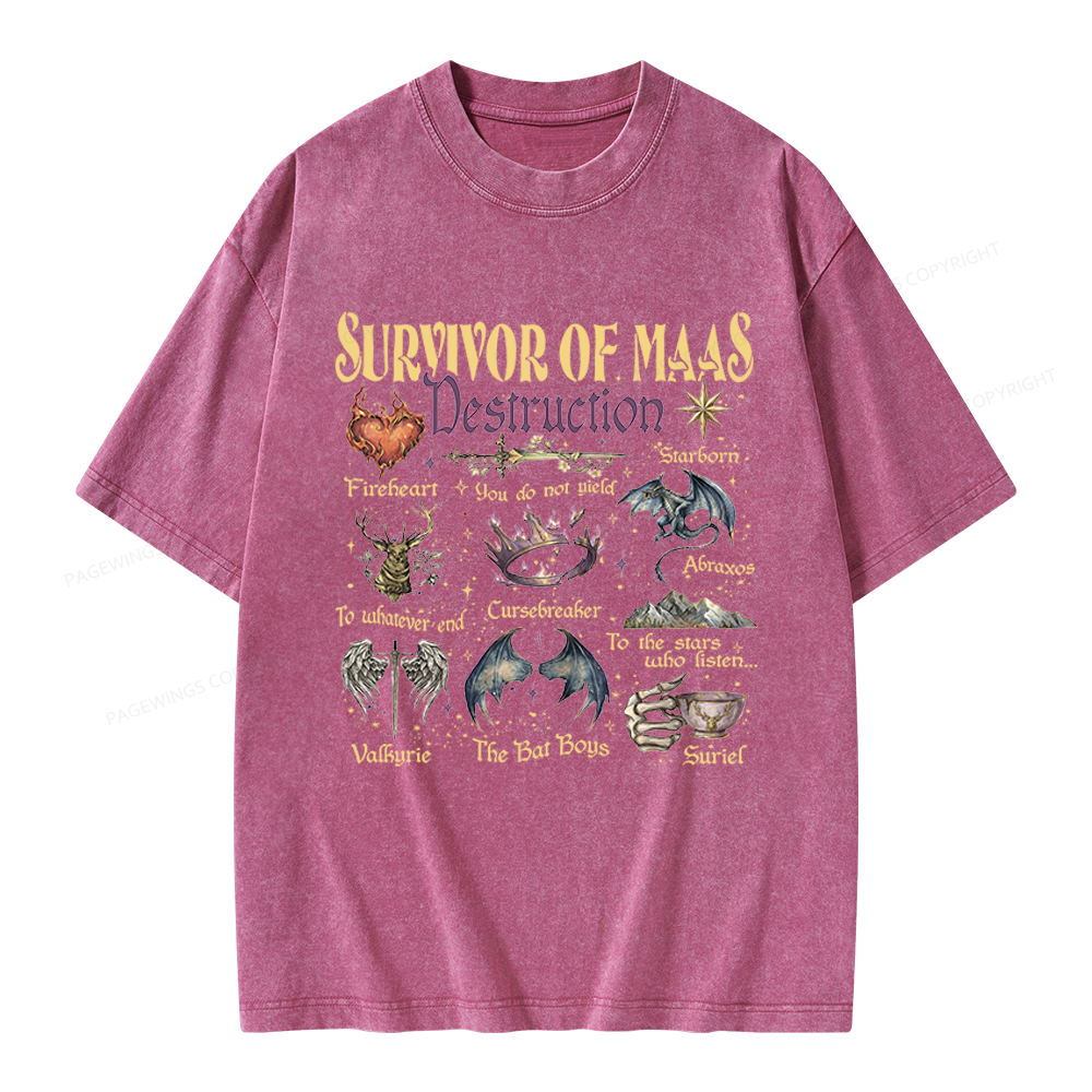 Pagewings Darkness Claim Us Unisex Washed T-shirt