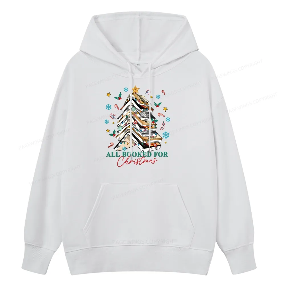 Pagewings Fourth Wing All Booked For Christmas Unisex Classic Hoodie