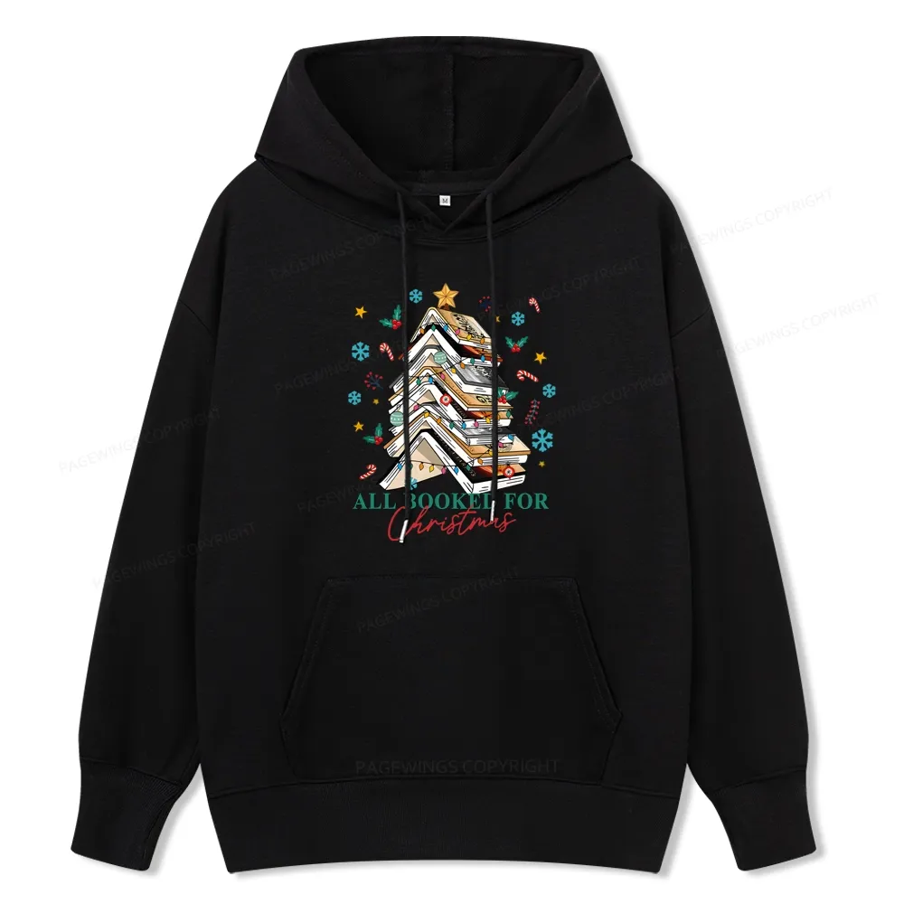 Pagewings Fourth Wing All Booked For Christmas Unisex Classic Hoodie
