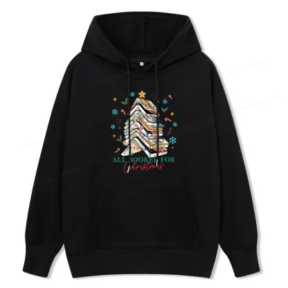Pagewings Fourth Wing All Booked For Christmas Unisex Classic Hoodie