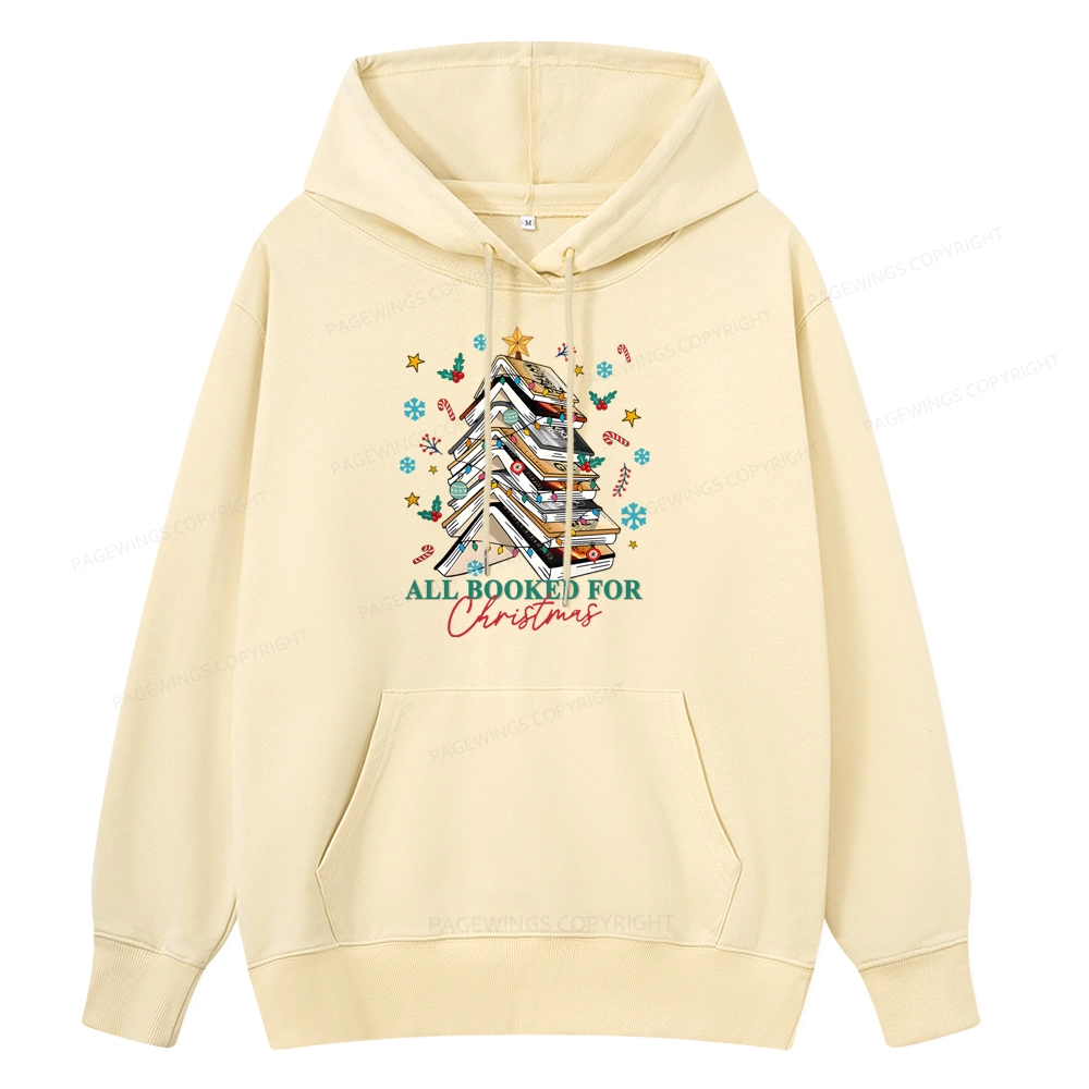 Pagewings Fourth Wing All Booked For Christmas Unisex Classic Hoodie